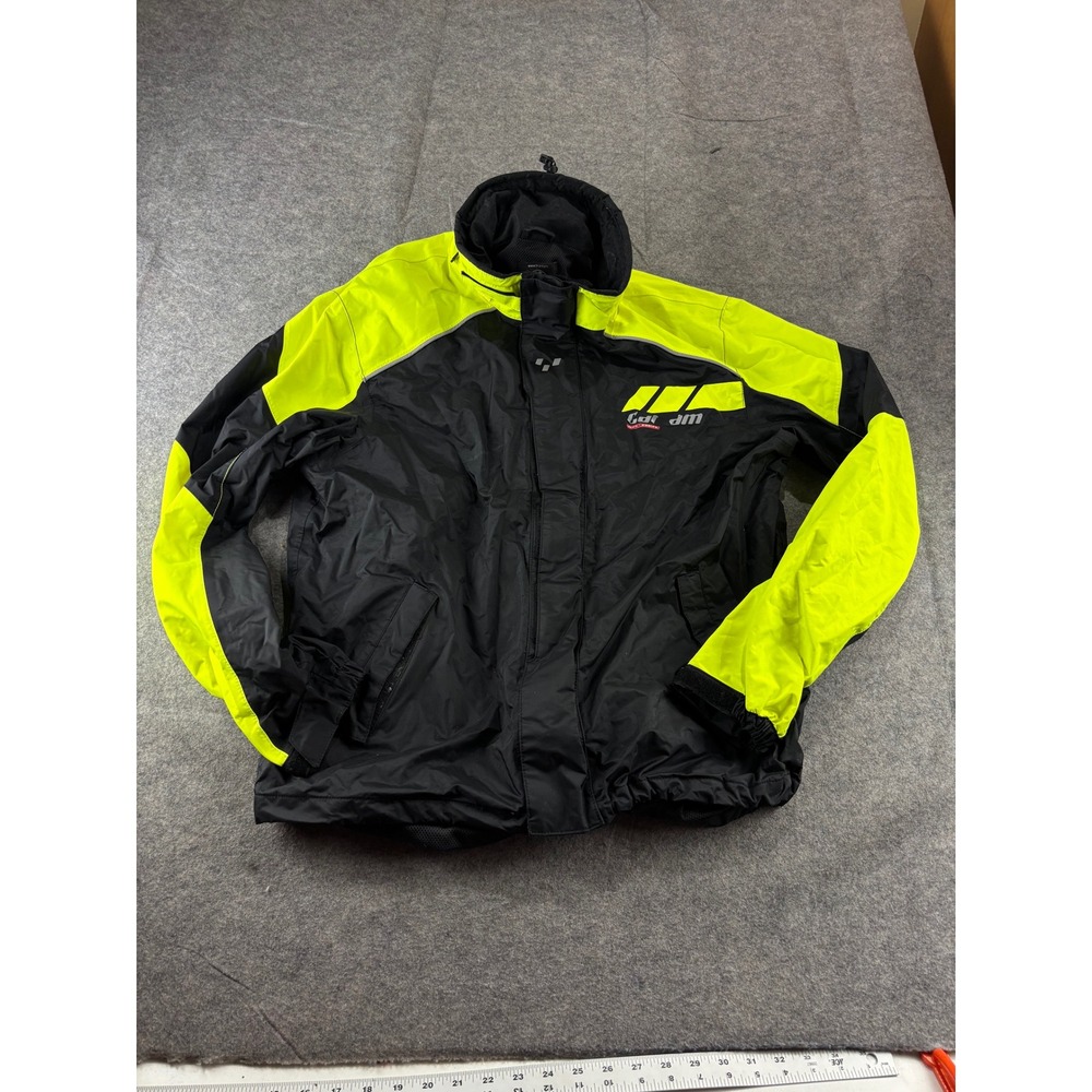 Can-Am Spyder BRP Motorcycle Riding Jacket Neon Yellow Black Mens Medium 440568